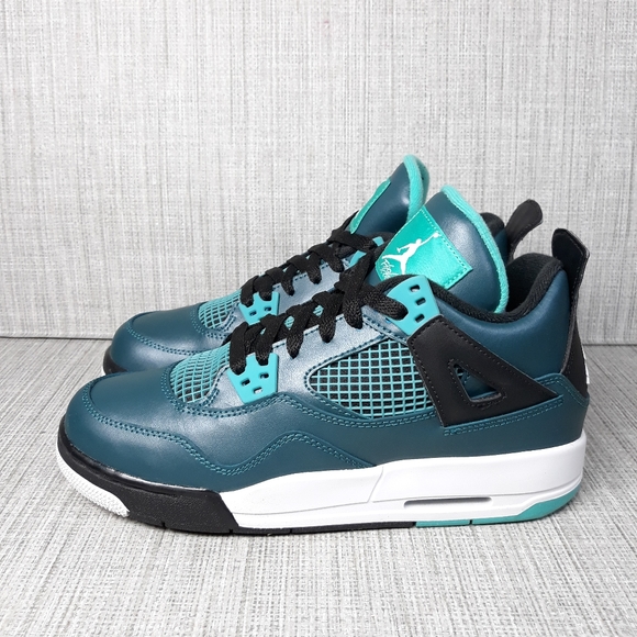 Jordan Shoes - Nike Air Jordan IV Retro Teal Black Sz 7.5